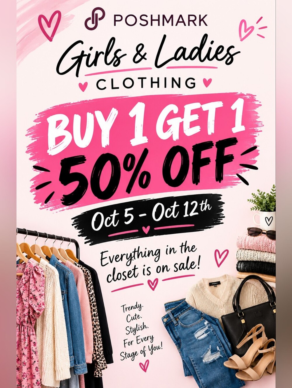 SALE!!! SALE!!! SALE!!! B0GO 50% OFF!!!!!